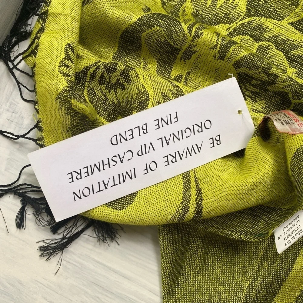 VERY LARGE 100% cashmere shawl Gift from Jerusalem NWT